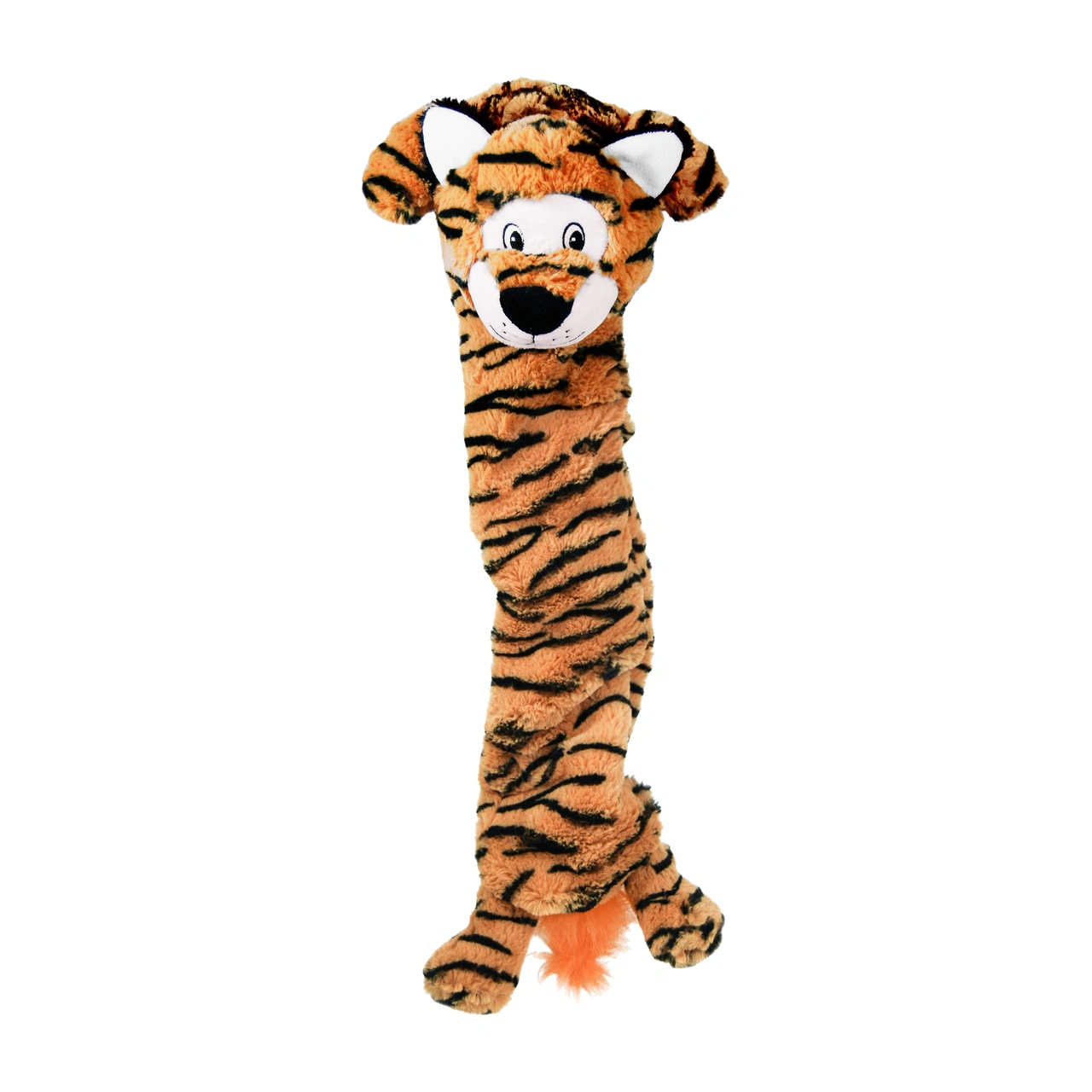 KONG Stretchezz Jumbo Tiger XL 58 cm - stor hundebamse med lyd